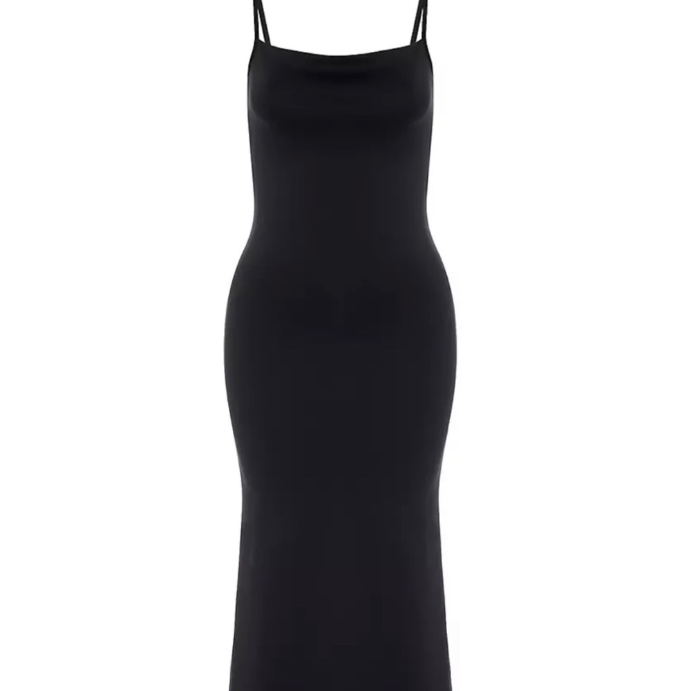 Good American Scuba Spaghetti Strap Dress